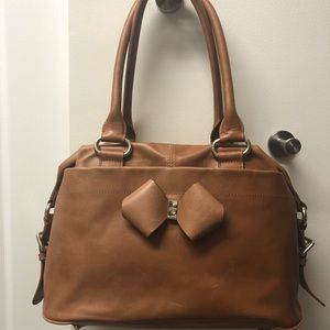 Ted Baker auklet camel leather handbag NEW